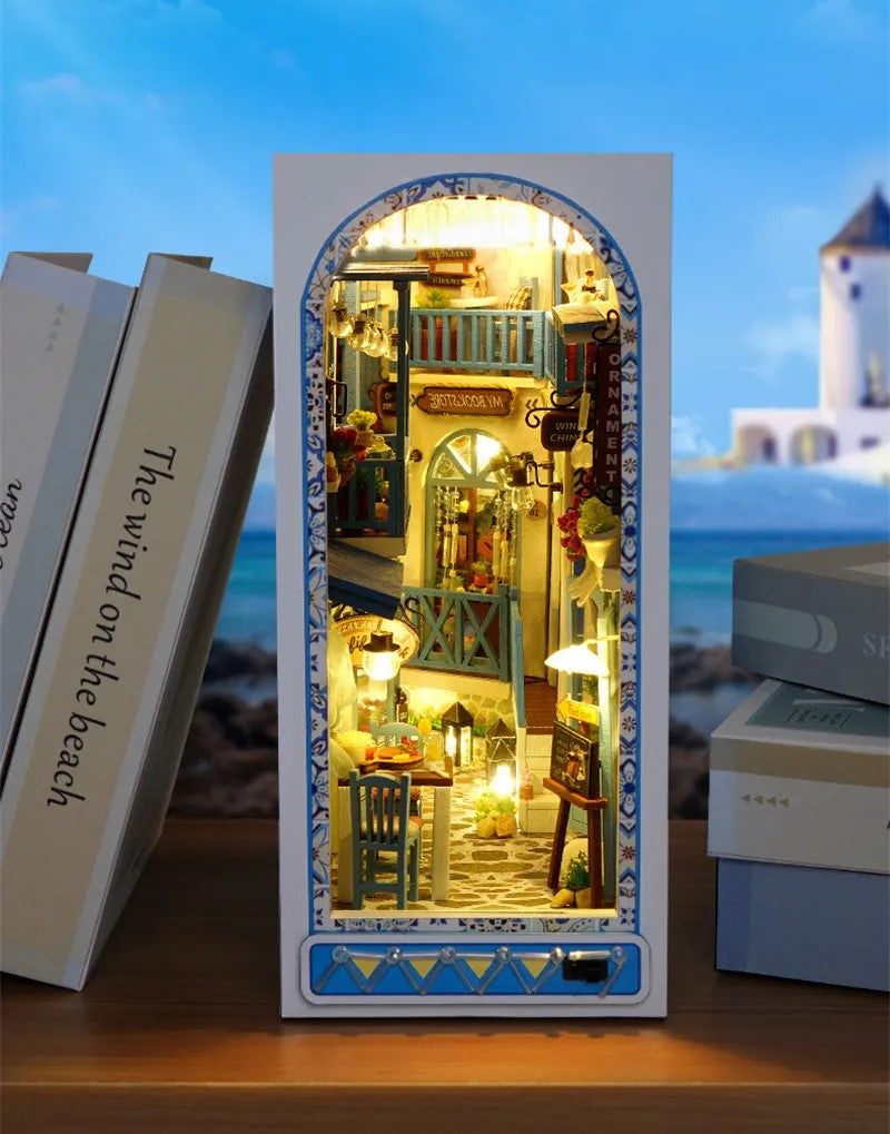 DIY Book Nook - Sea Breeze Mediterranean Street