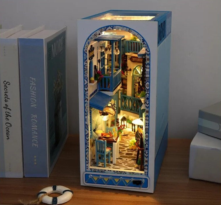 DIY Book Nook - Sea Breeze Mediterranean Street