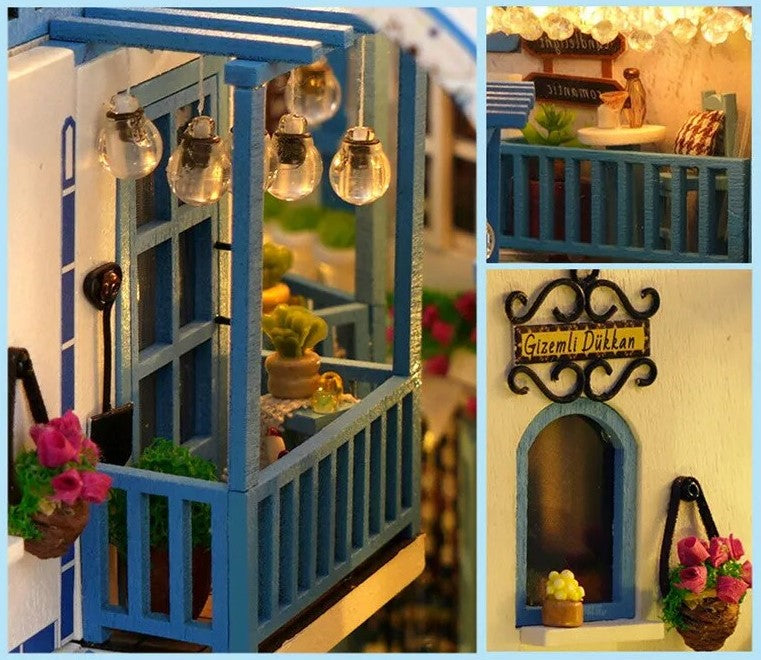 DIY Book Nook - Sea Breeze Mediterranean Street